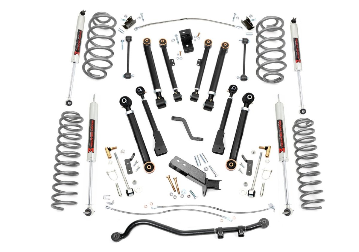 Jeep Wrangler Unlimited Suspension Lift Kit - Rough Country - 6 Inch X-Series - '04-'06
